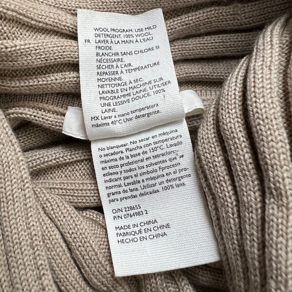 COS Ribbed Beige Wrap - Picture 5 of 9
